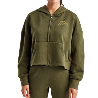 ADK Mountainmen - Women's Alice Half-Zip Hooded Sweatshirt Thumbnail
